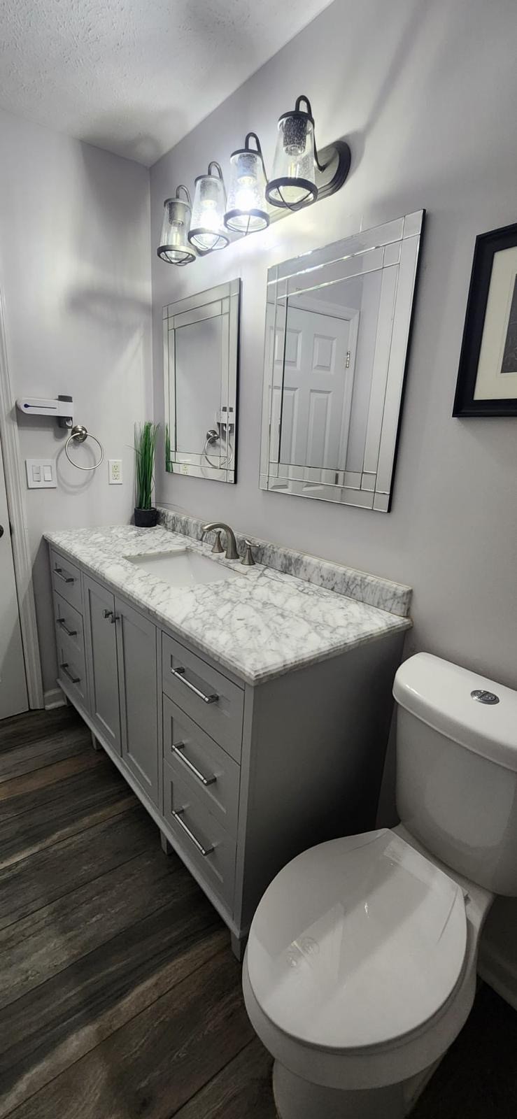 2200 Crescentview Road Pulaski, TN 38478 - Photo 56 of 72 a bathroom with a toilet sink and mirror