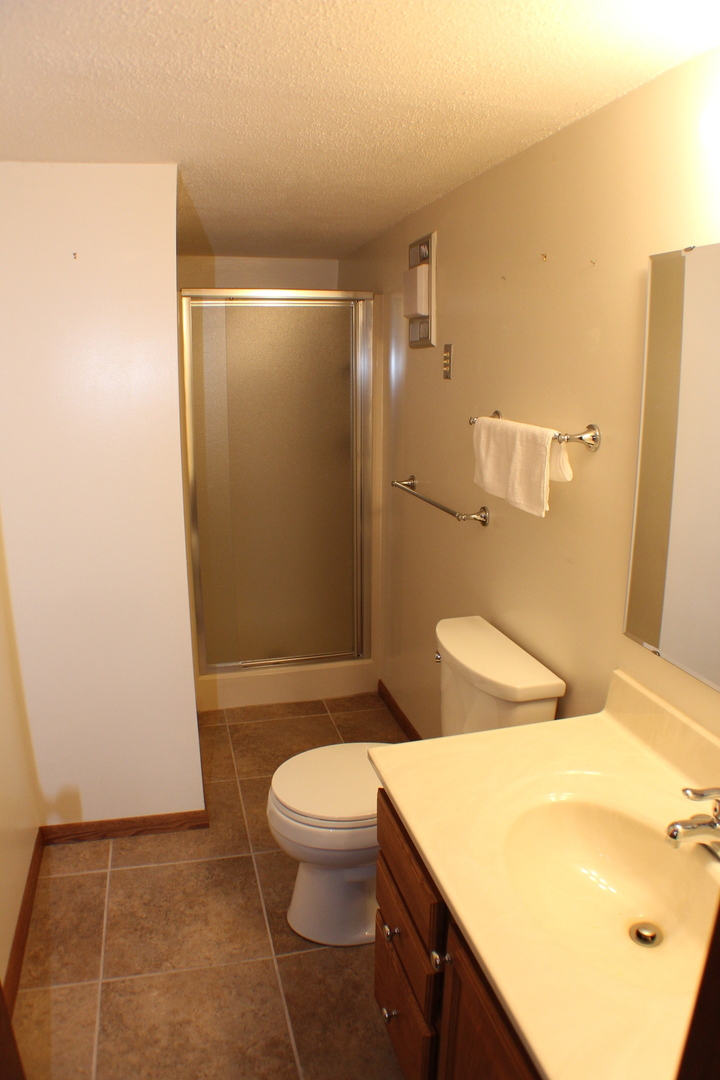 8 Apache Court Eldridge, IA 52748 - Photo 20 of 29 a bathroom with a sink a toilet and shower