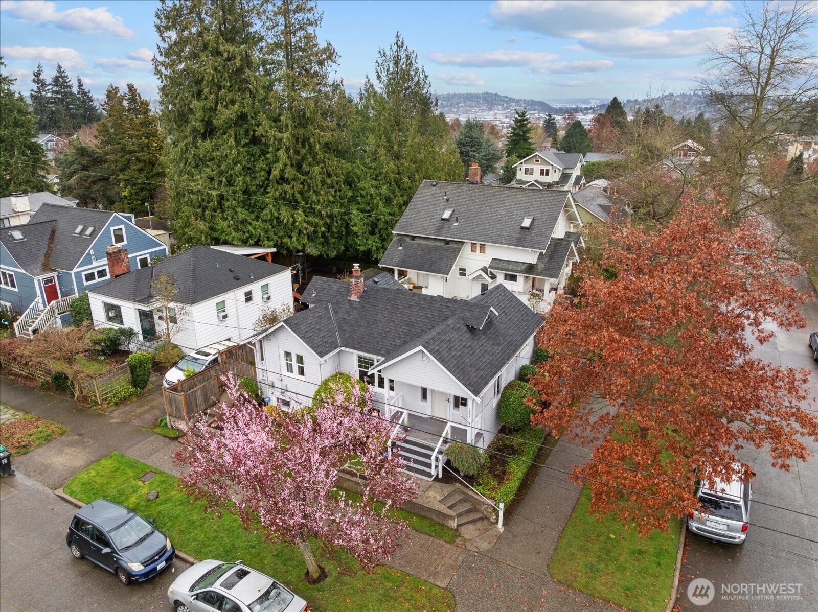 2857 Northwest 73rd Street Seattle, WA 98117 - Photo 19 of 25 an aerial view of multiple houses with yard