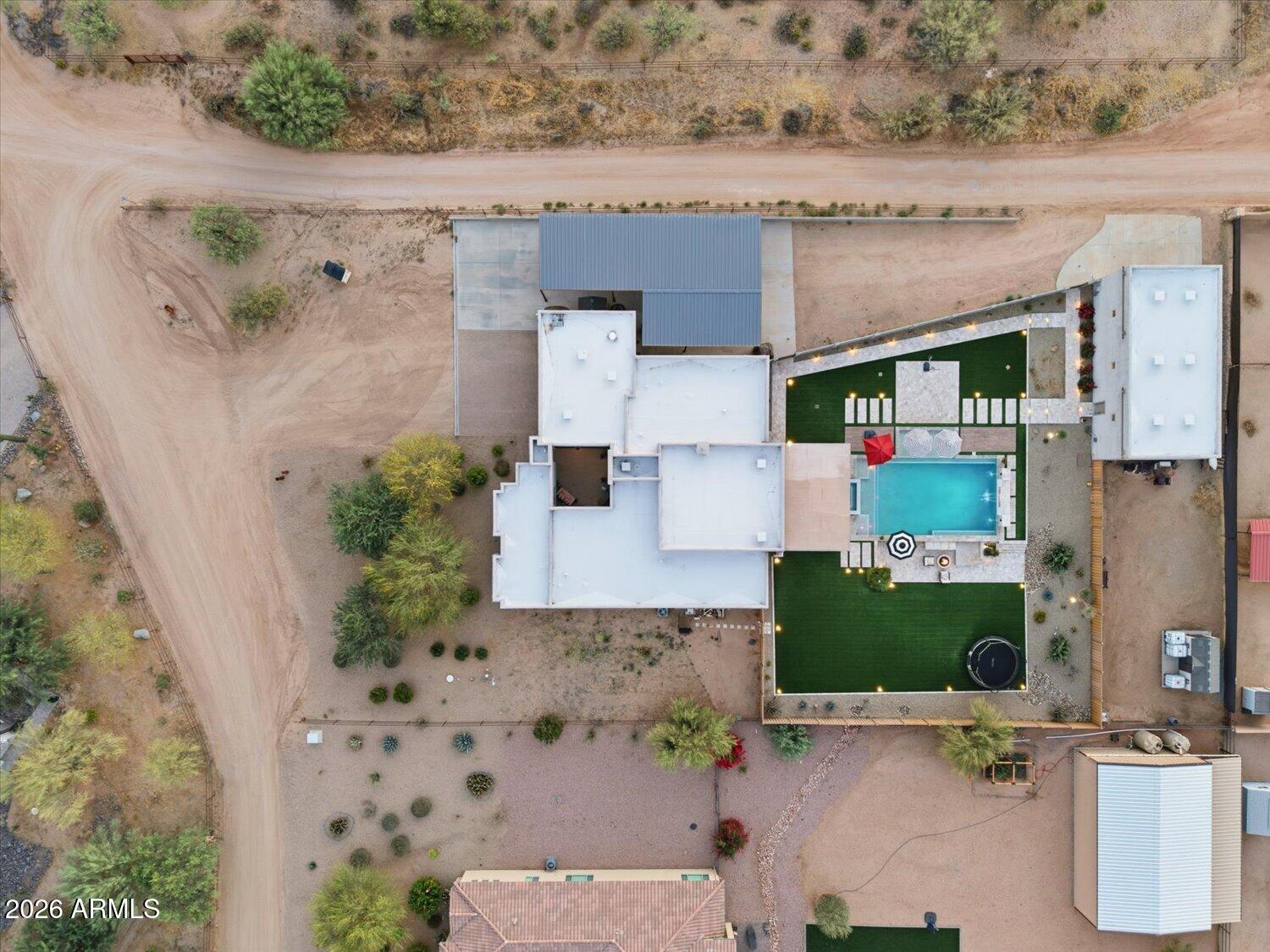 13810 East Red Bird Road Scottsdale, AZ 85262 - Photo 10 of 69 Drone shot.