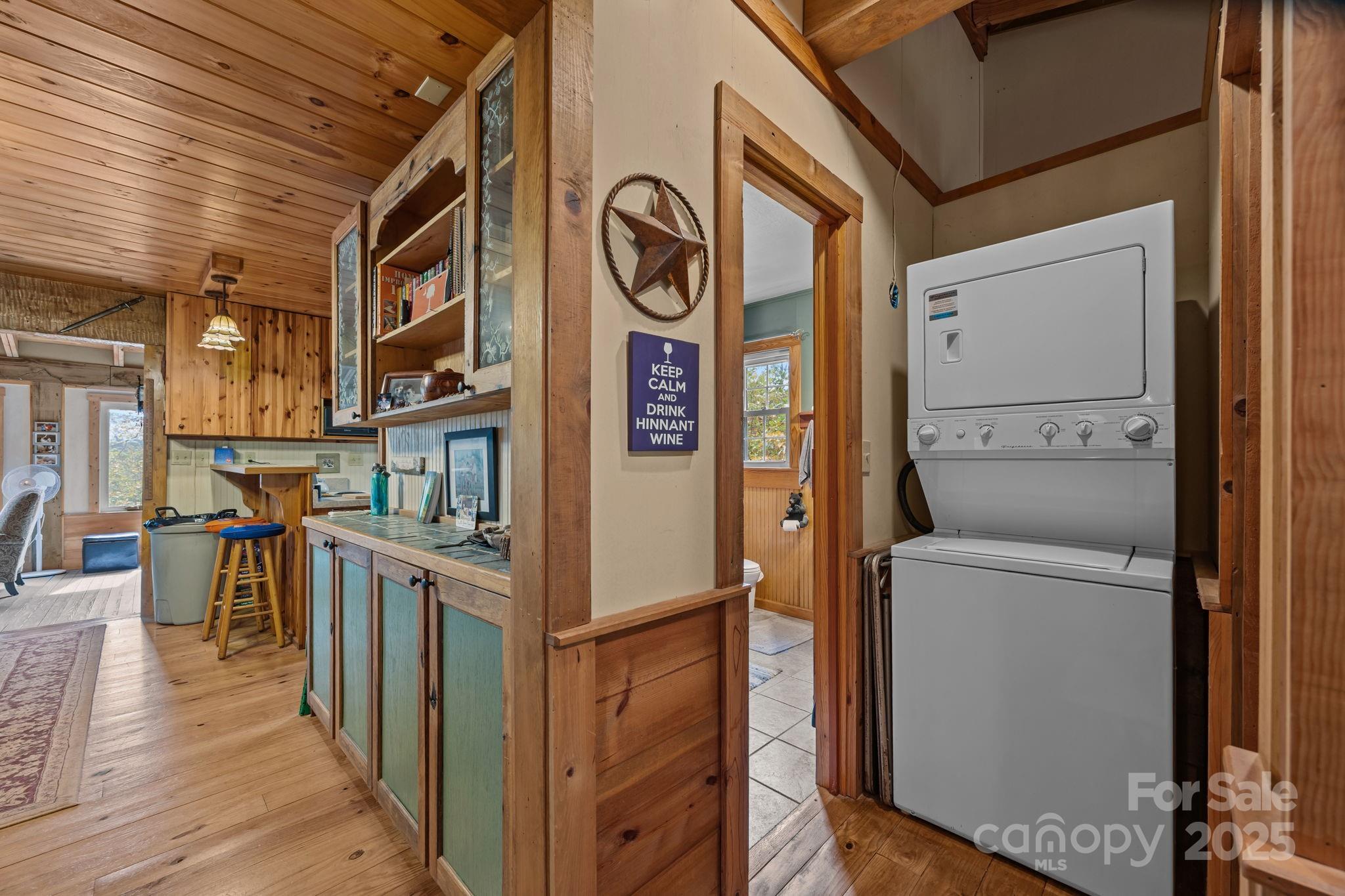 38 Buzzards Rst Trail, Unit 7 Saluda, NC 28773 - Photo 34 of 47 a utility room with dryer and washer