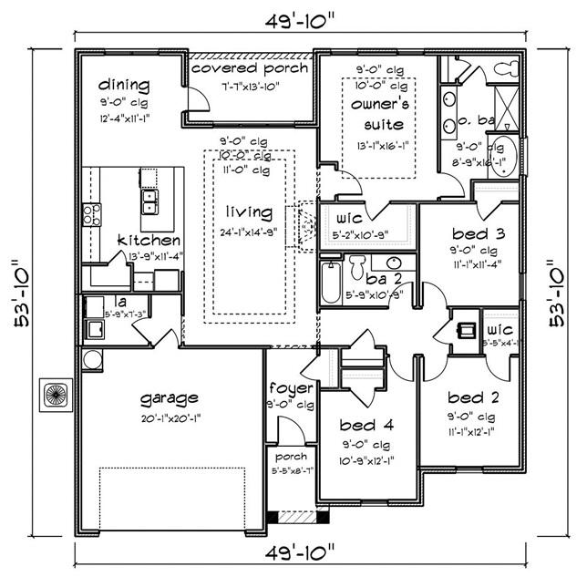 307 Merlin Court Crestview, FL 32539 - Photo 13 of 13 Holly_Floor plan