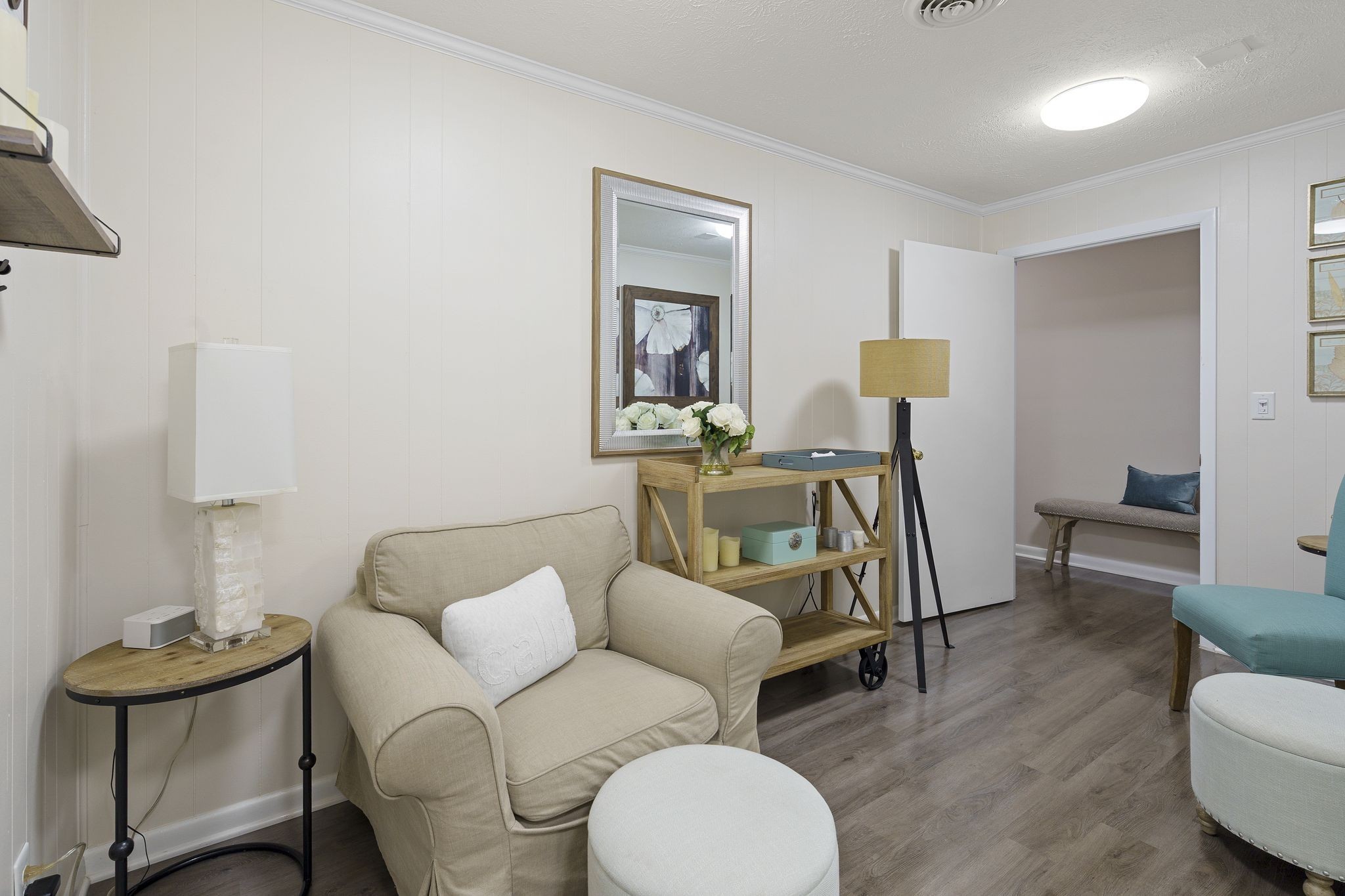 607 Locust Street Springfield, TN 37172 - Photo 11 of 43 a living room with furniture and a wooden floor