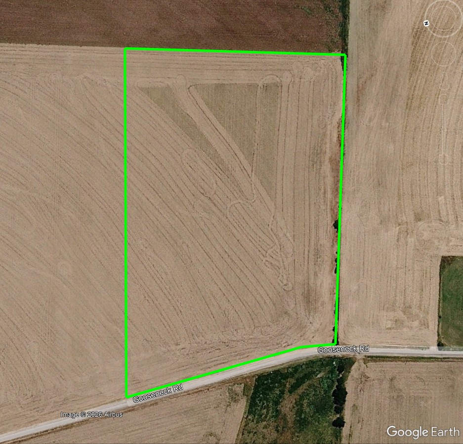 Property Boundary Map. Illustrating the defined perimeter of the property using aerial imagery