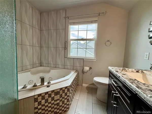 a bathroom with a sink a toilet and a bathtub