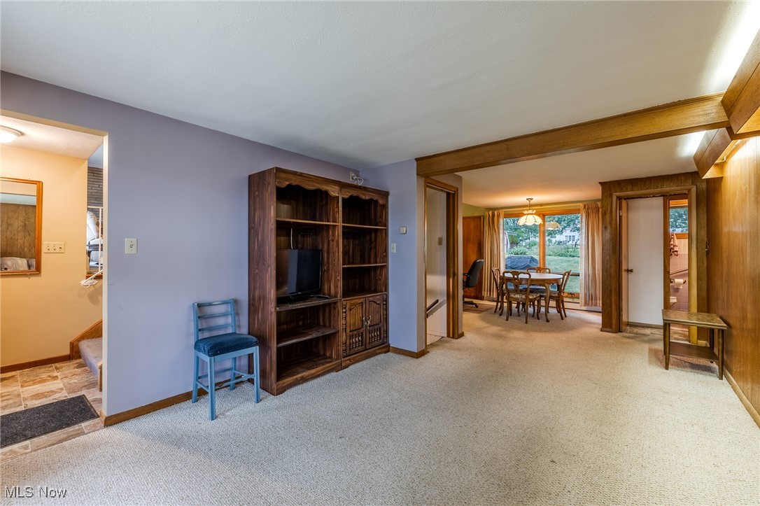 1950 Rush Road Wickliffe, OH 44092 - Photo 48 of 50 Living area with stairway and light carpet