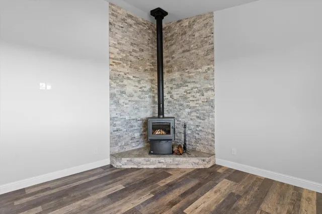 a view of a door in the house