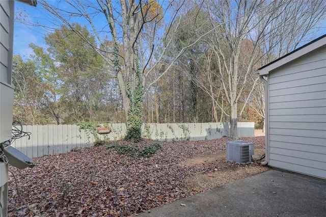 a view of a outdoor space with a trees