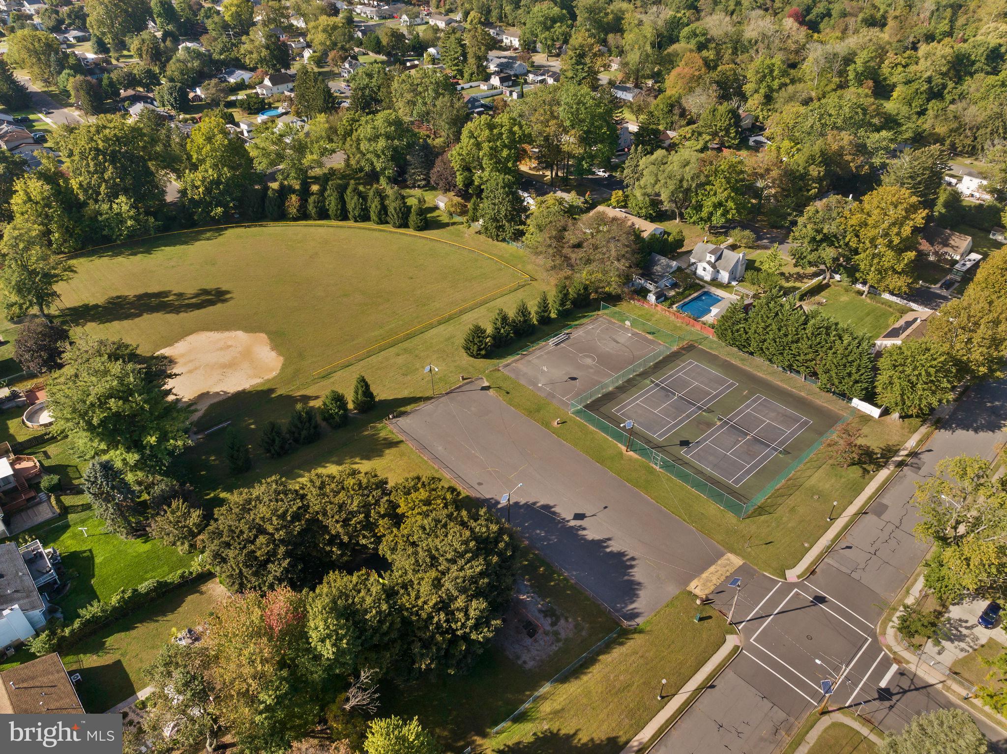 227 Princeton Avenue Hamilton, NJ 08619 - Photo 41 of 41 an aerial view of residential houses with outdoor space