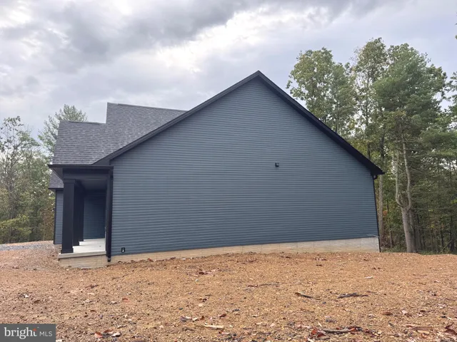 a backyard of a house