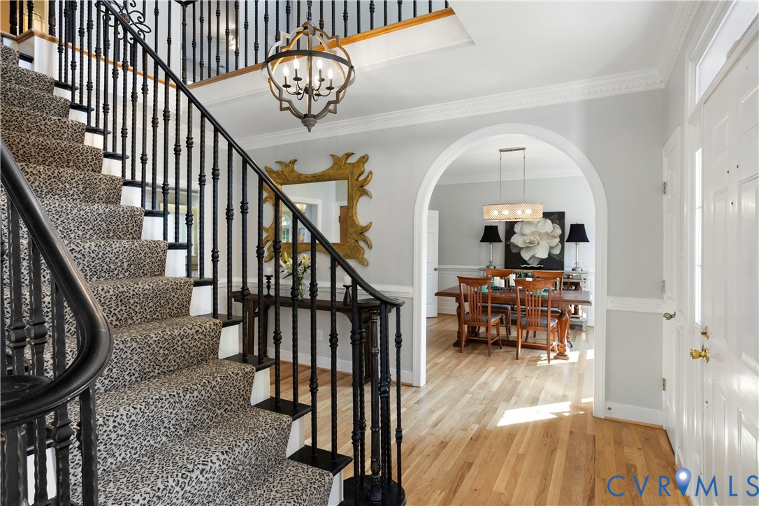 407 Lynchell Place Henrico, VA 23238 - Photo 5 of 50 a view of entryway with wooden floor