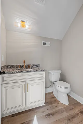 a view of a bathroom with a sink and a toilet