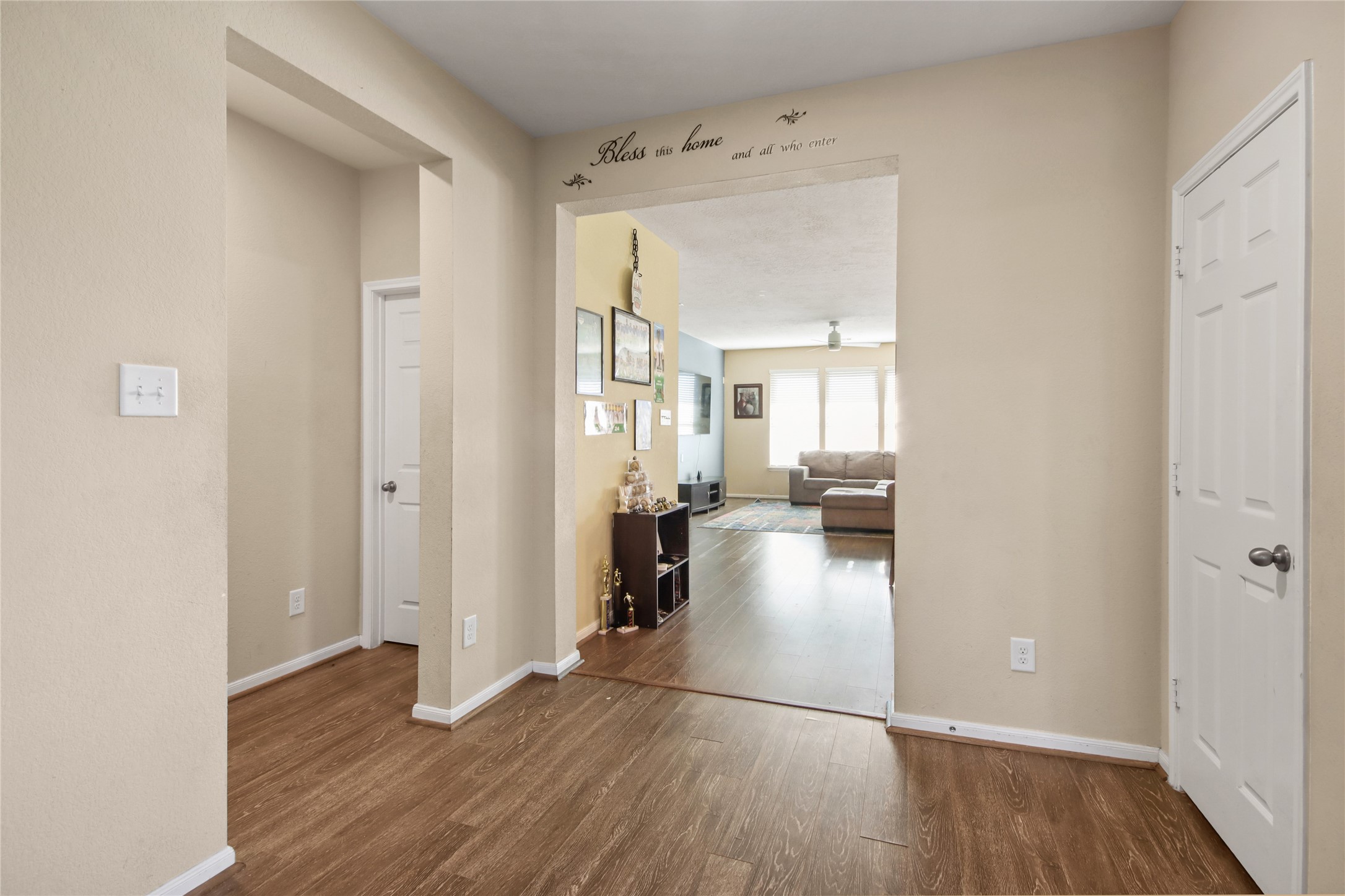 20522 Heath House Drive Porter, TX 77365 - Photo 6 of 16 a view of a living hall with wooden floor