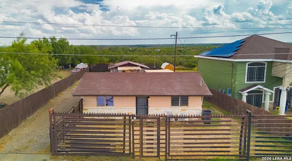 a aerial view of a house