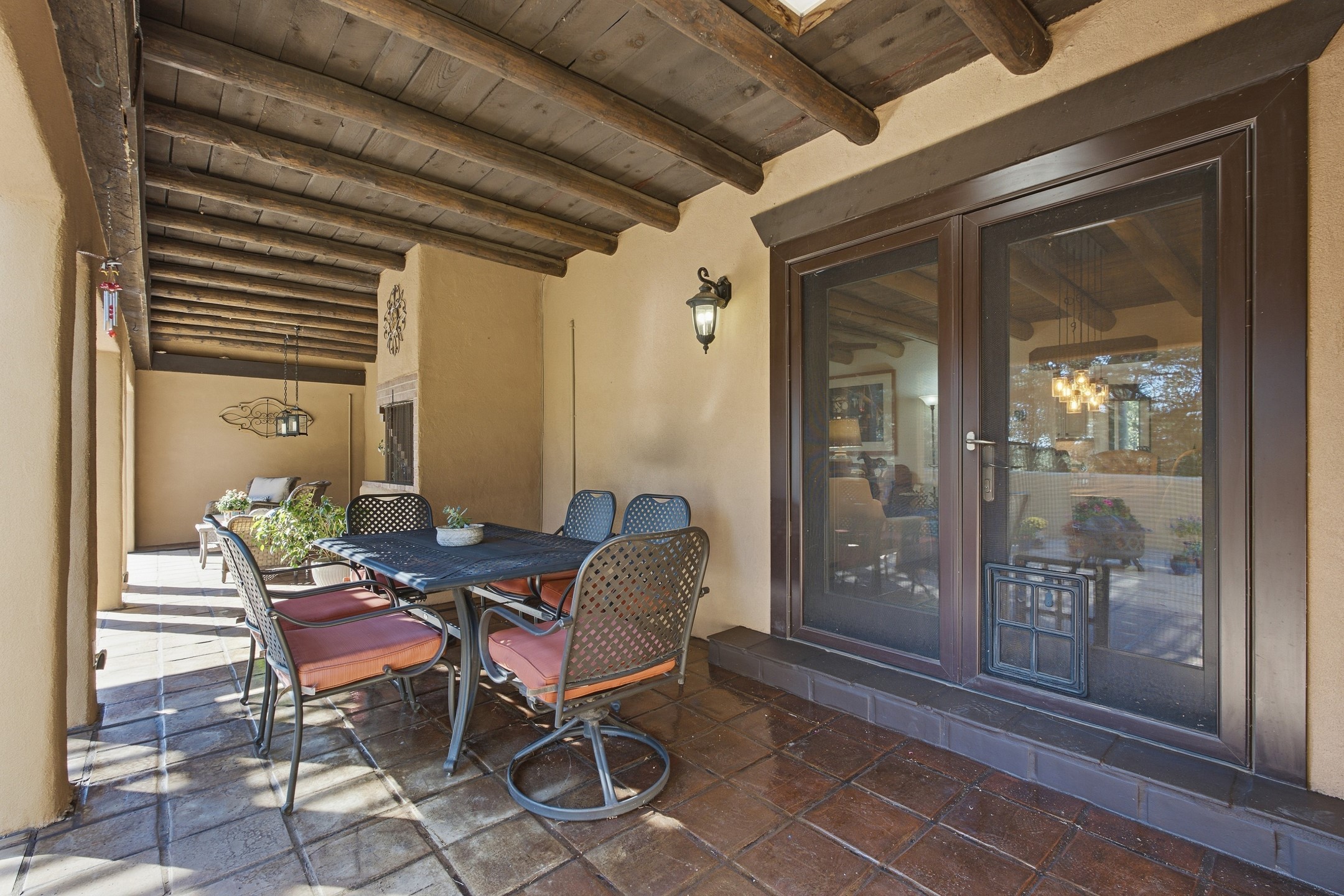 65 Puye Road Santa Fe, NM 87505 - Photo 42 of 62 Back portal dining area