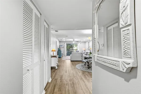 a very nice looking room with a large window