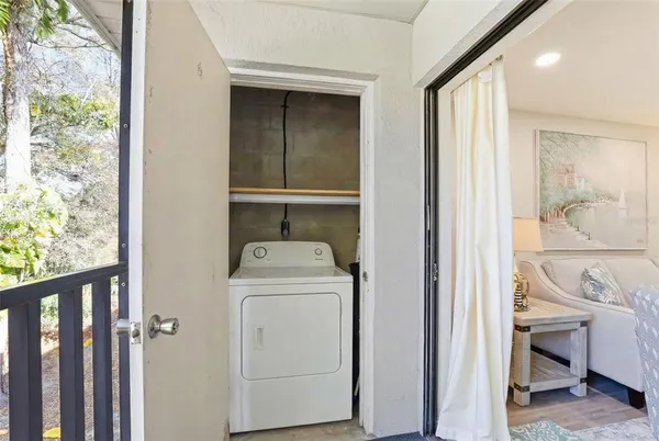 a view of a swimming pool with a lounge chairs