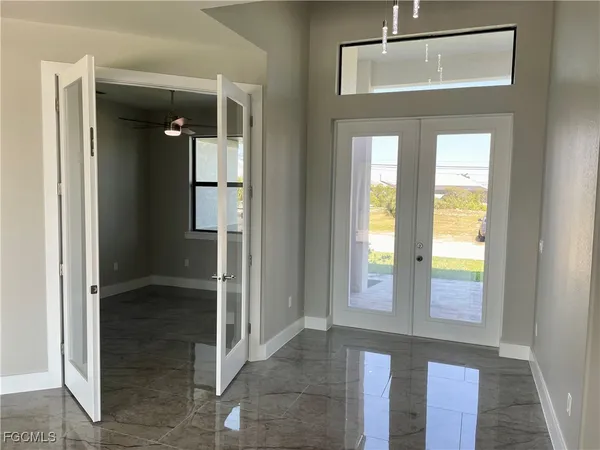 a view of empty room