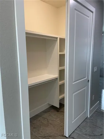 a close view of closet