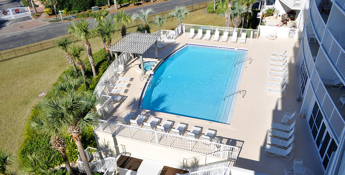 970 Highway 98, Unit 305 Destin, FL 32541 - Photo 50 of 65 a view of balcony with furniture and garden