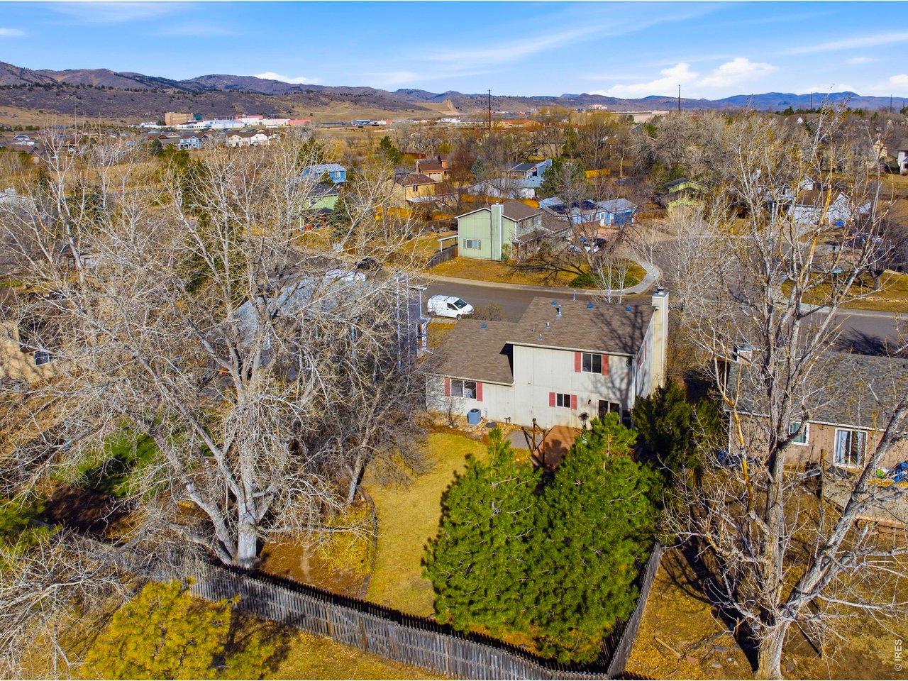 2943 Pleasant Valley Road Fort Collins, CO 80521 - Photo 31 of 38 a view of a city with mountains in the background
