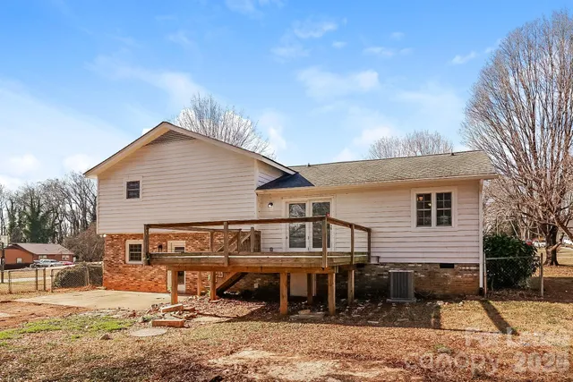 a view of a house with a patio