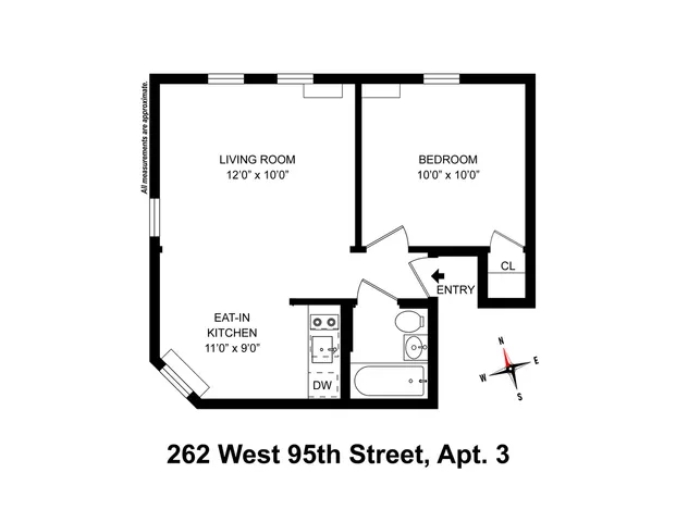 $699,000 | 262 West 95th Street, Unit 3 | Upper West Side