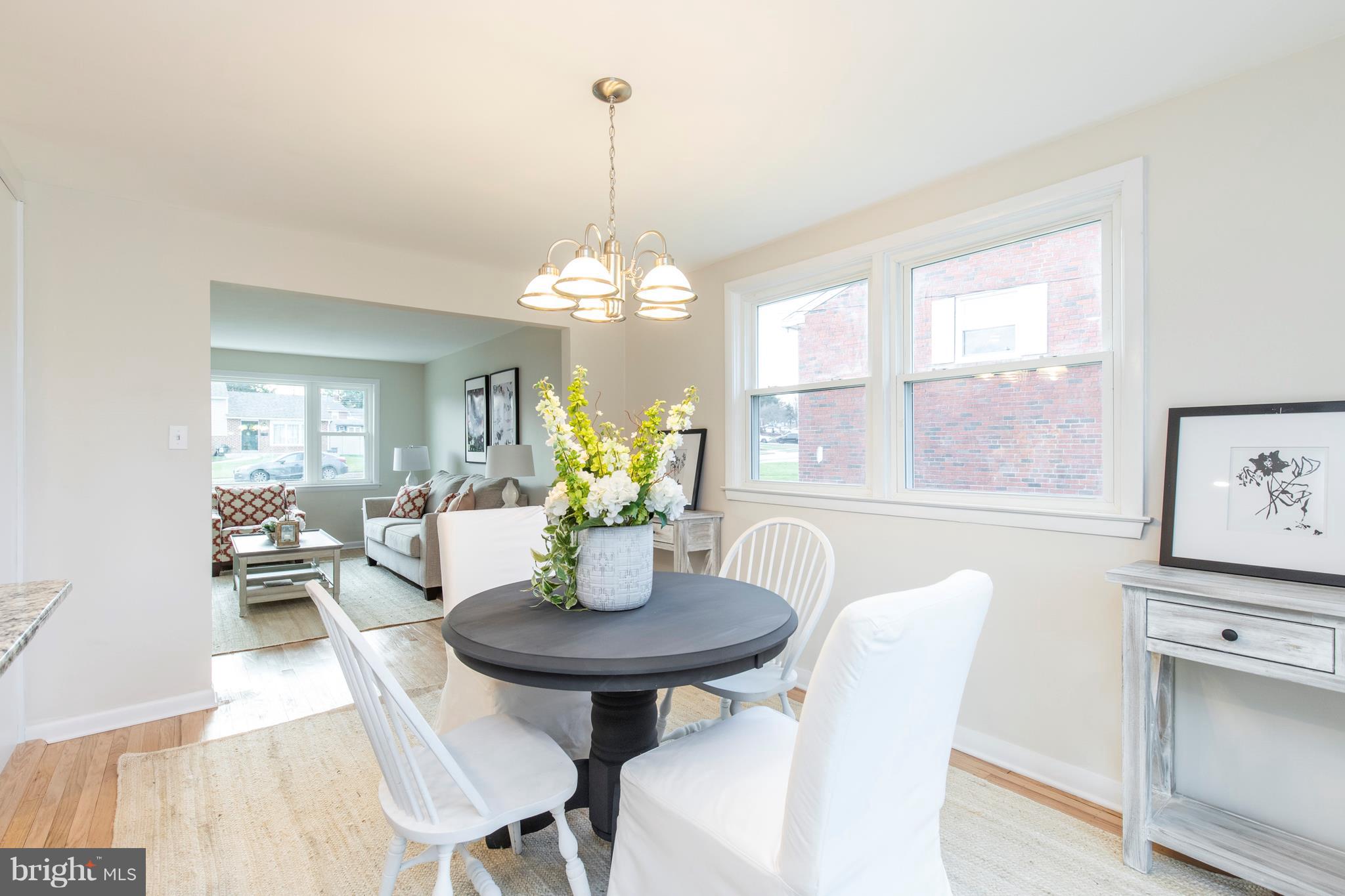 409 Kennerly Road Springfield, PA 19064 - Photo 15 of 41 Dining Area Opens to Back Patio and Large Yard.