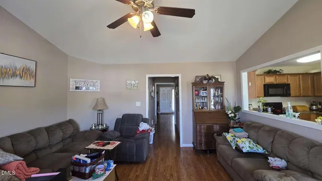 a kitchen with lots of counter top space