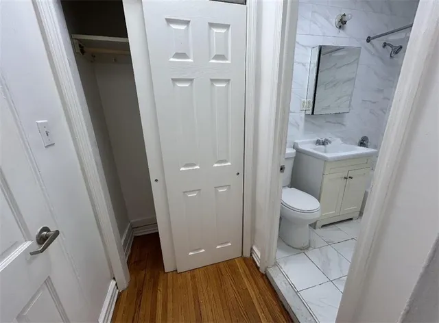 a bathroom with a sink and toilet