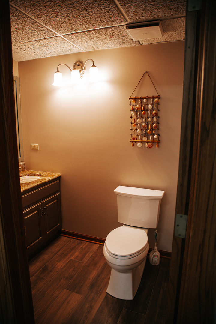 28W130 Roosevelt Road Winfield, IL 60190 - Photo 47 of 54 a bathroom with a toilet and a shower