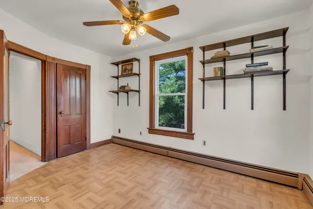 a view of a storage room with a utility room