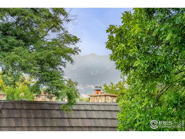 a balcony with wooden floor
