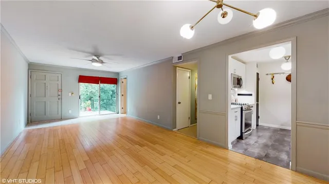 wooden floor in an empty room