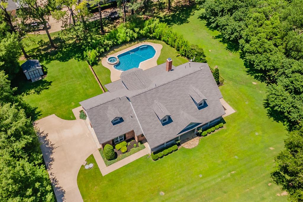 1200 Mount Gilead Road Keller, TX 76262 - Photo 4 of 38 an aerial view of a house with a swimming pool