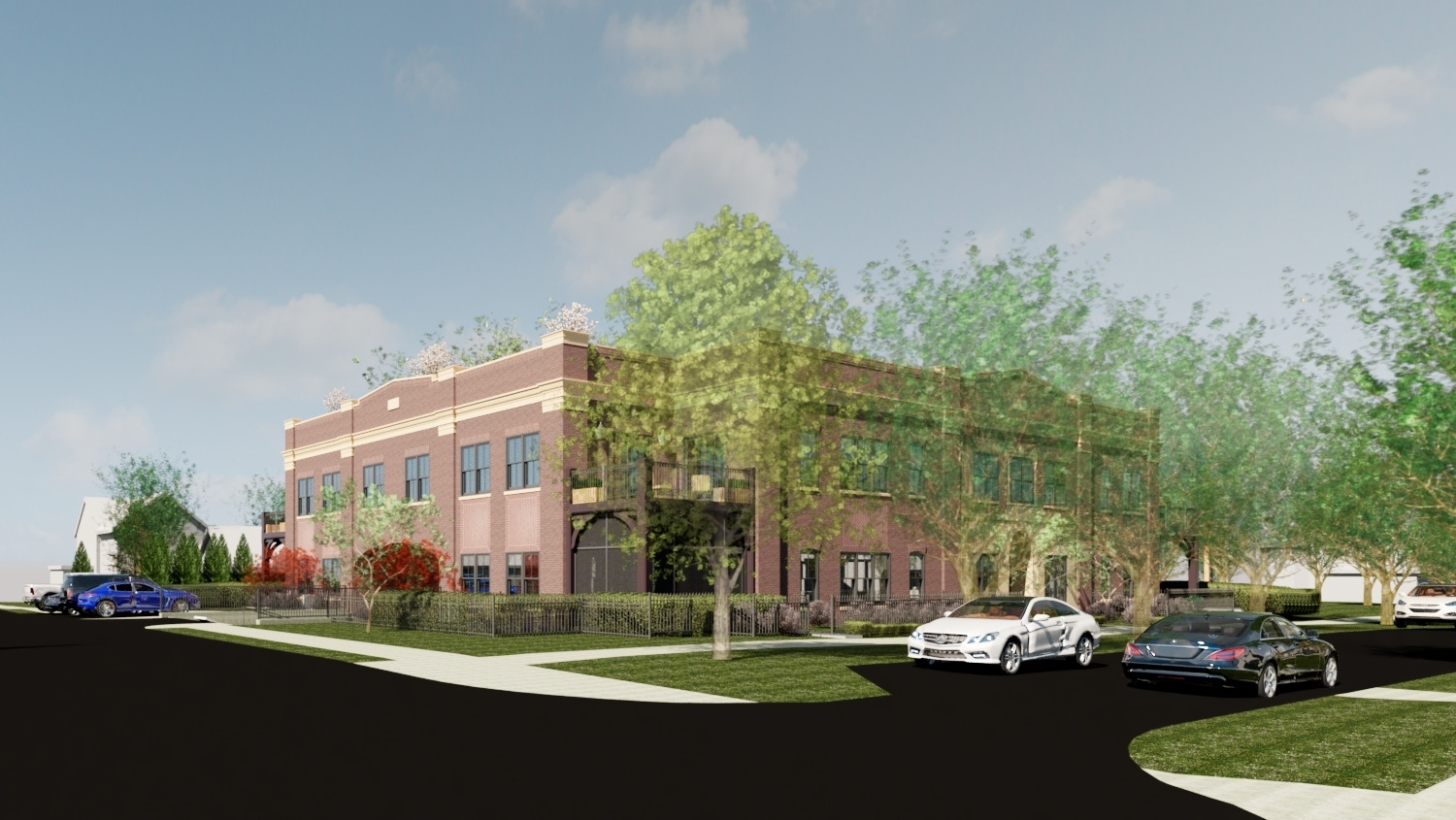 120 East Scranton Avenue, Unit 102 Lake Bluff, IL 60044 - Photo 1 of 15 a city street lined with buildings and trees