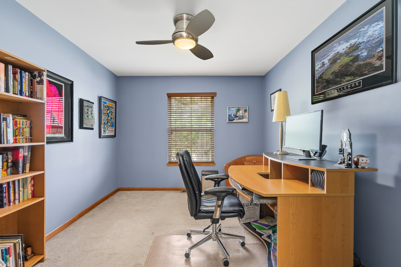 16719 South Sunset Ridge Court Lockport, IL 60441 - Photo 16 of 31 a view of a workspace with furniture and a window
