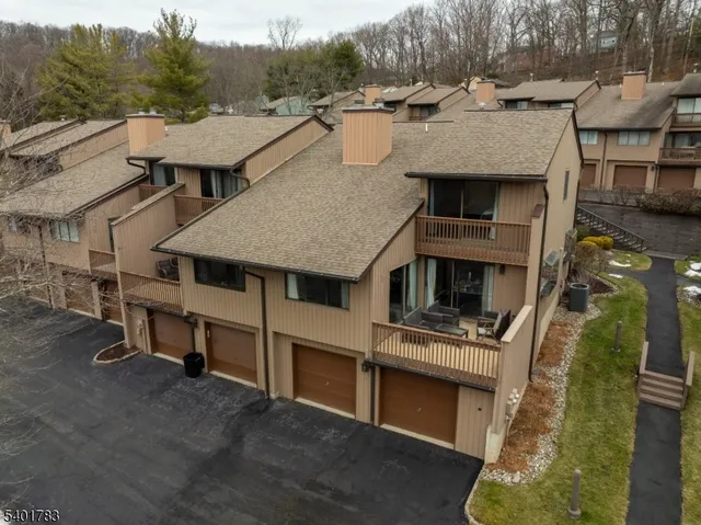 a view of a lake with a yard