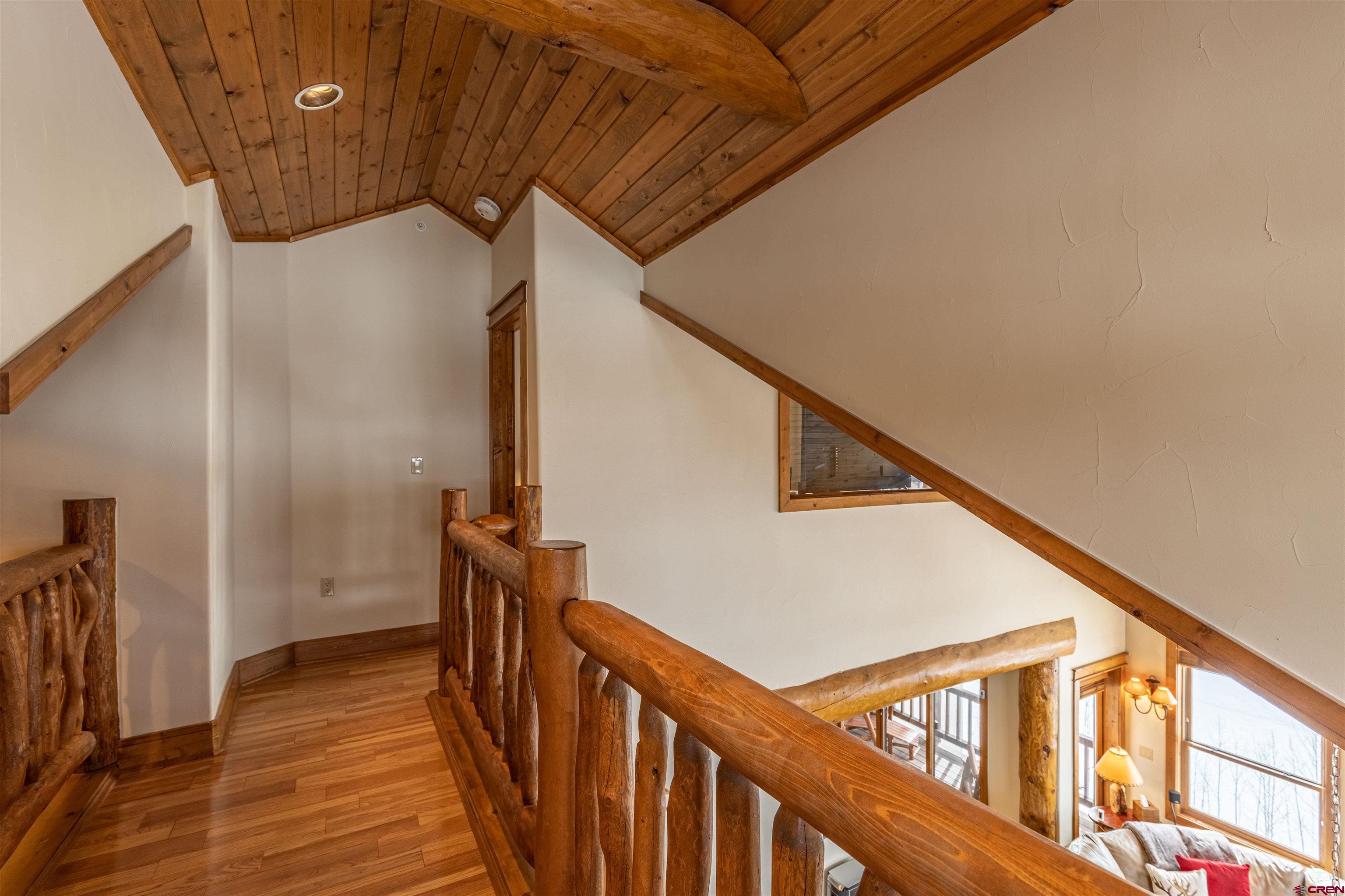 9 Hunter Hill Road, Unit 301 Crested Butte, CO 81225 - Photo 20 of 44 a view of a stairs and an entryway