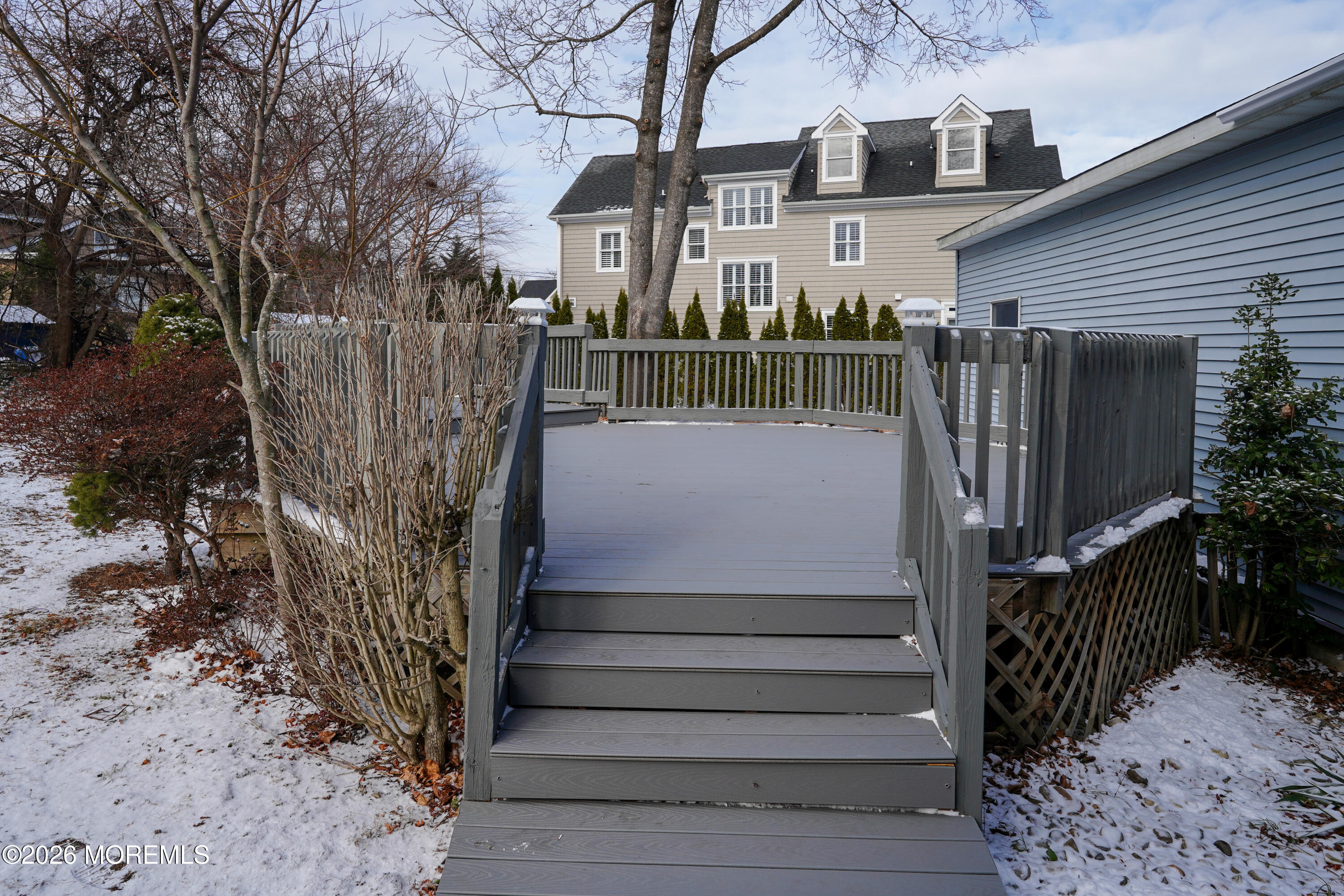 1527 Marconi Road Wall, NJ 07719 - Photo 9 of 25 a view of house with wooden stairs and a small yard