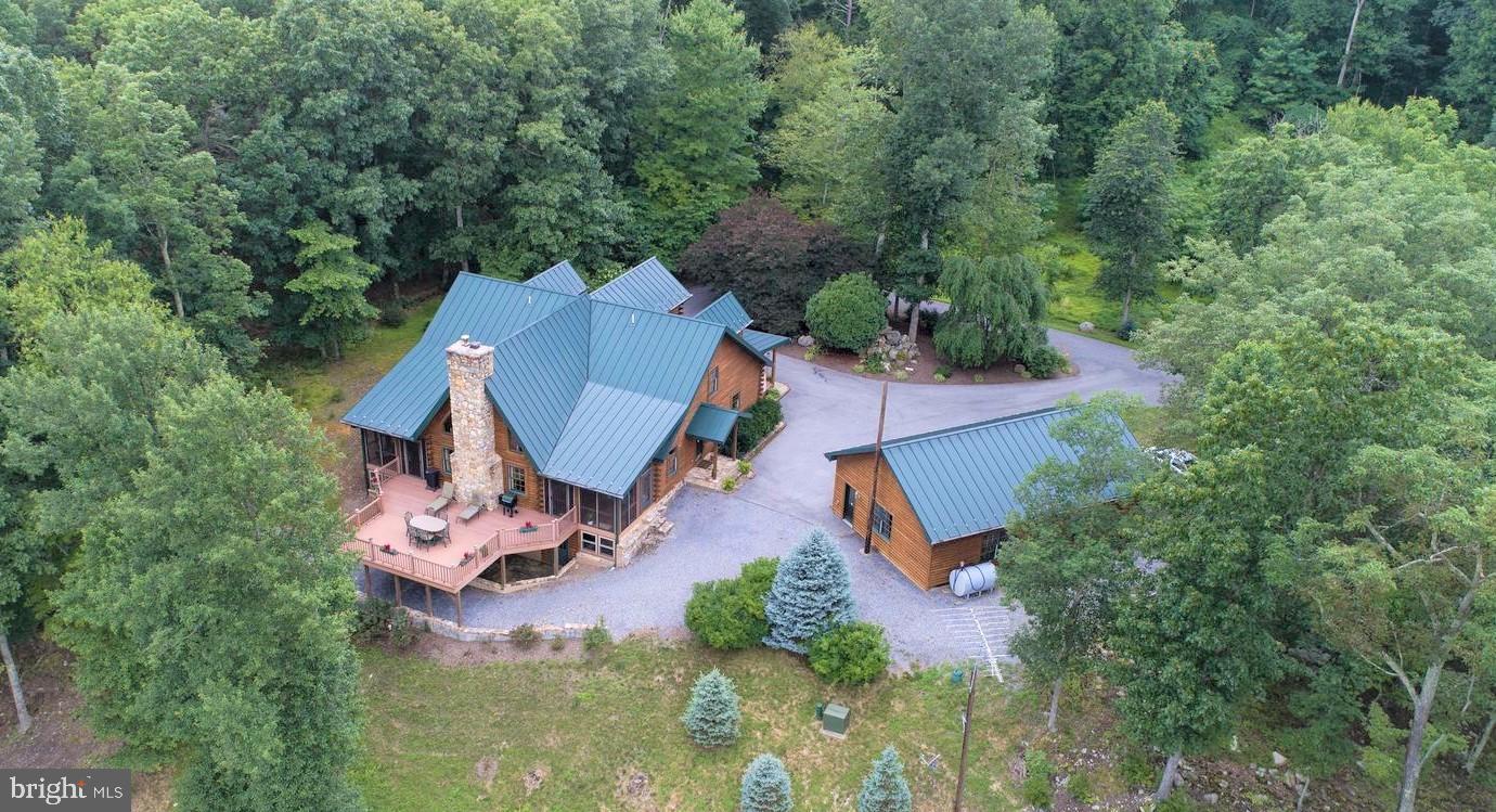 11600 Valley Road Berkeley Springs, WV 25411 - Photo 1 of 113 Overhead showing this well-built hidden estate.