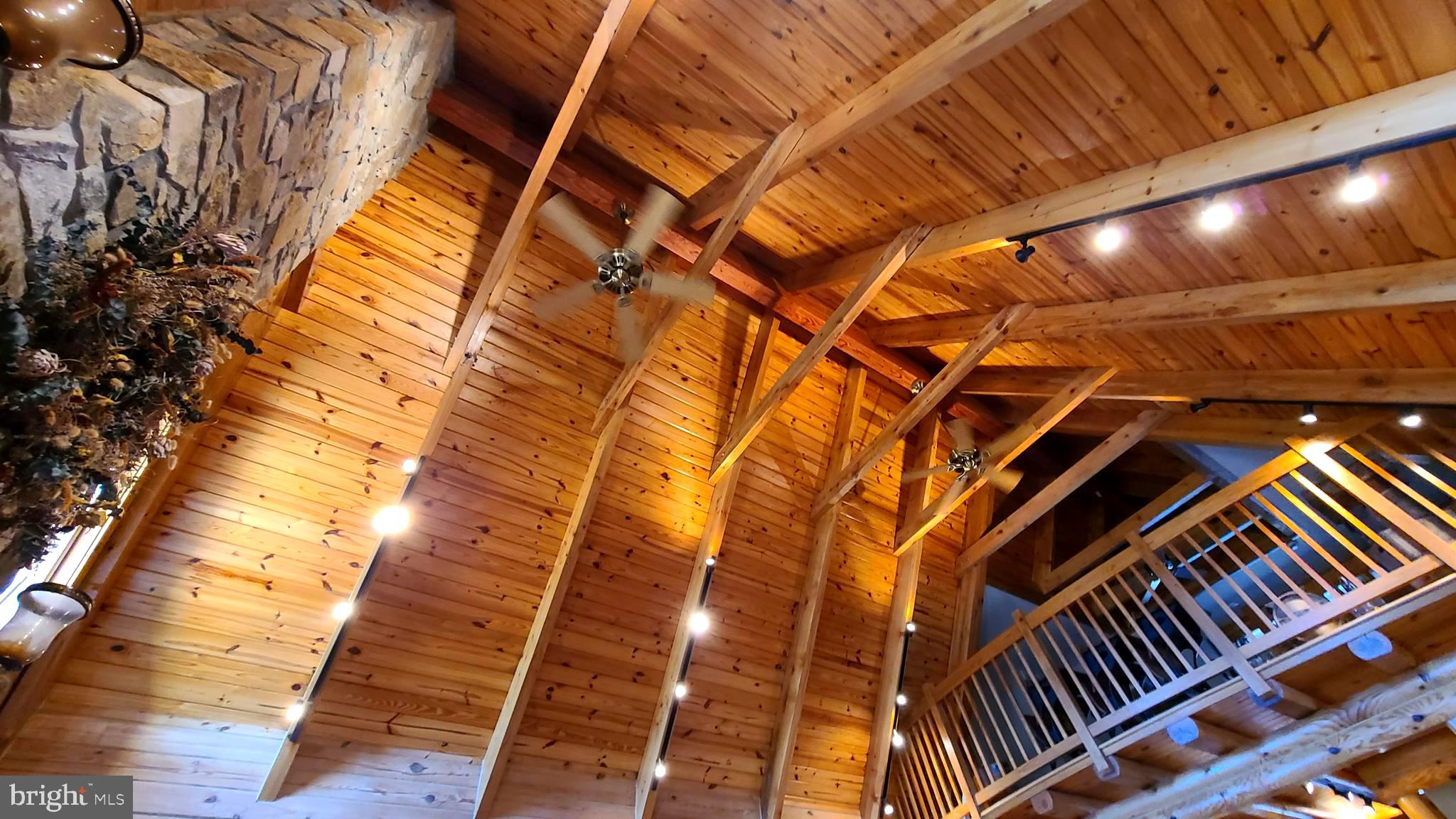 11600 Valley Road Berkeley Springs, WV 25411 - Photo 28 of 113 Showing vaulted ceiling, track lighting, loft