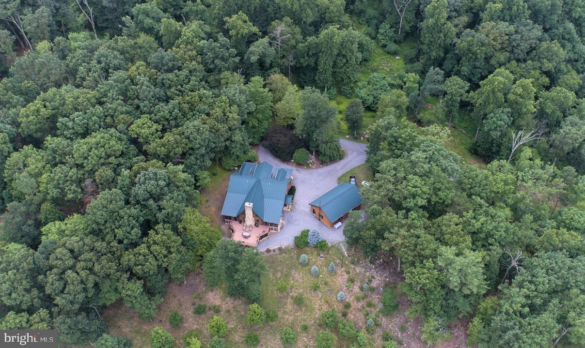 11600 Valley Road Berkeley Springs, WV 25411 - Photo 39 of 113 Overhead view of Standing Seam Roofing on bldgs.