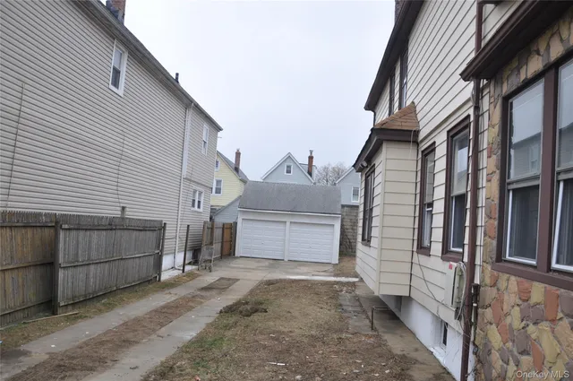 a view of a house with a garage
