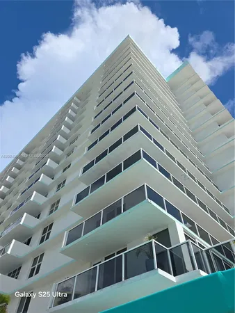 a front view of a building
