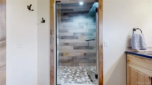 a view of a bathroom