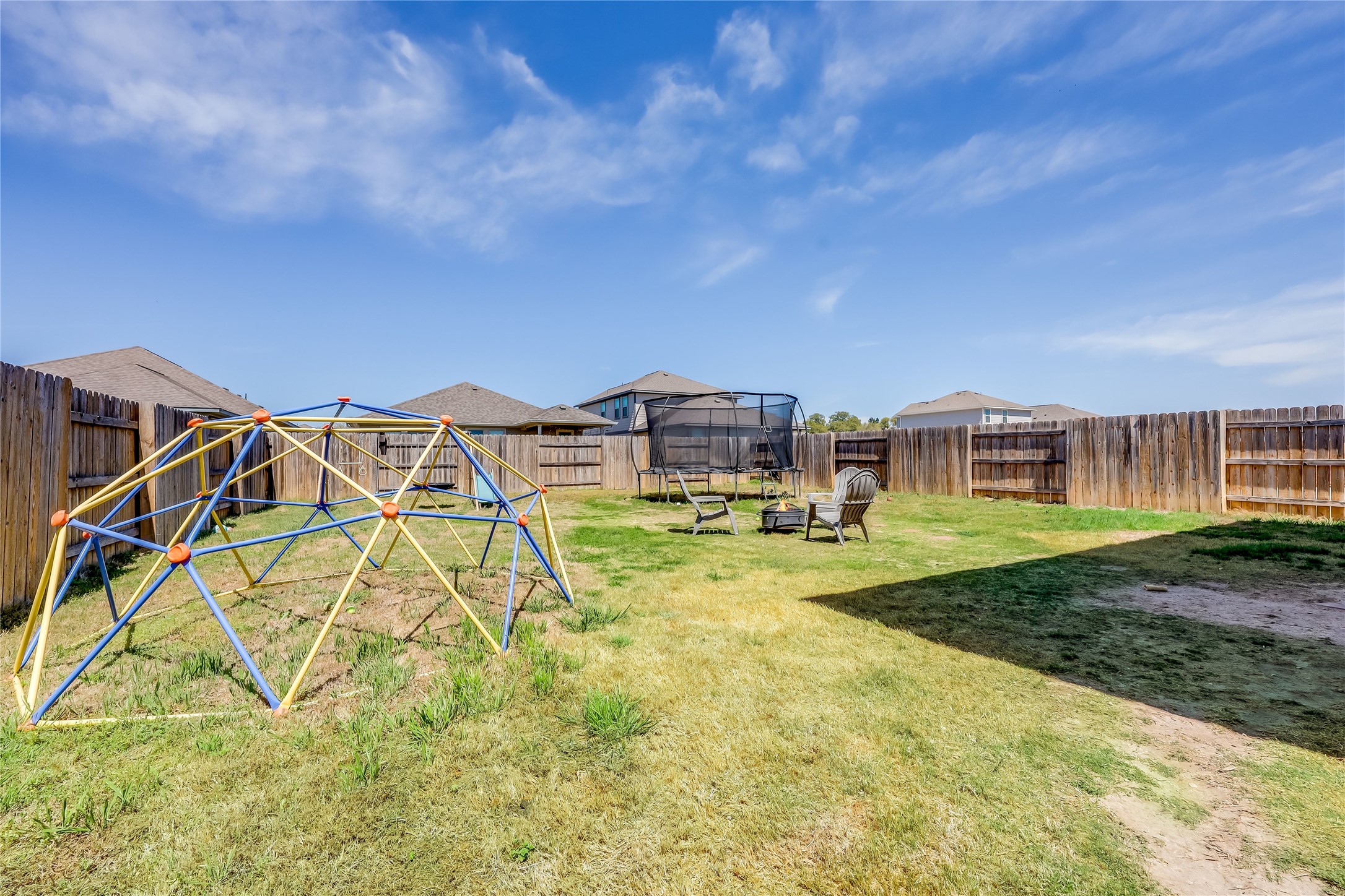 249 Trellis Boulevard Leander, TX 78641 - Photo 17 of 18 a view of a house with swimming pool and a yard