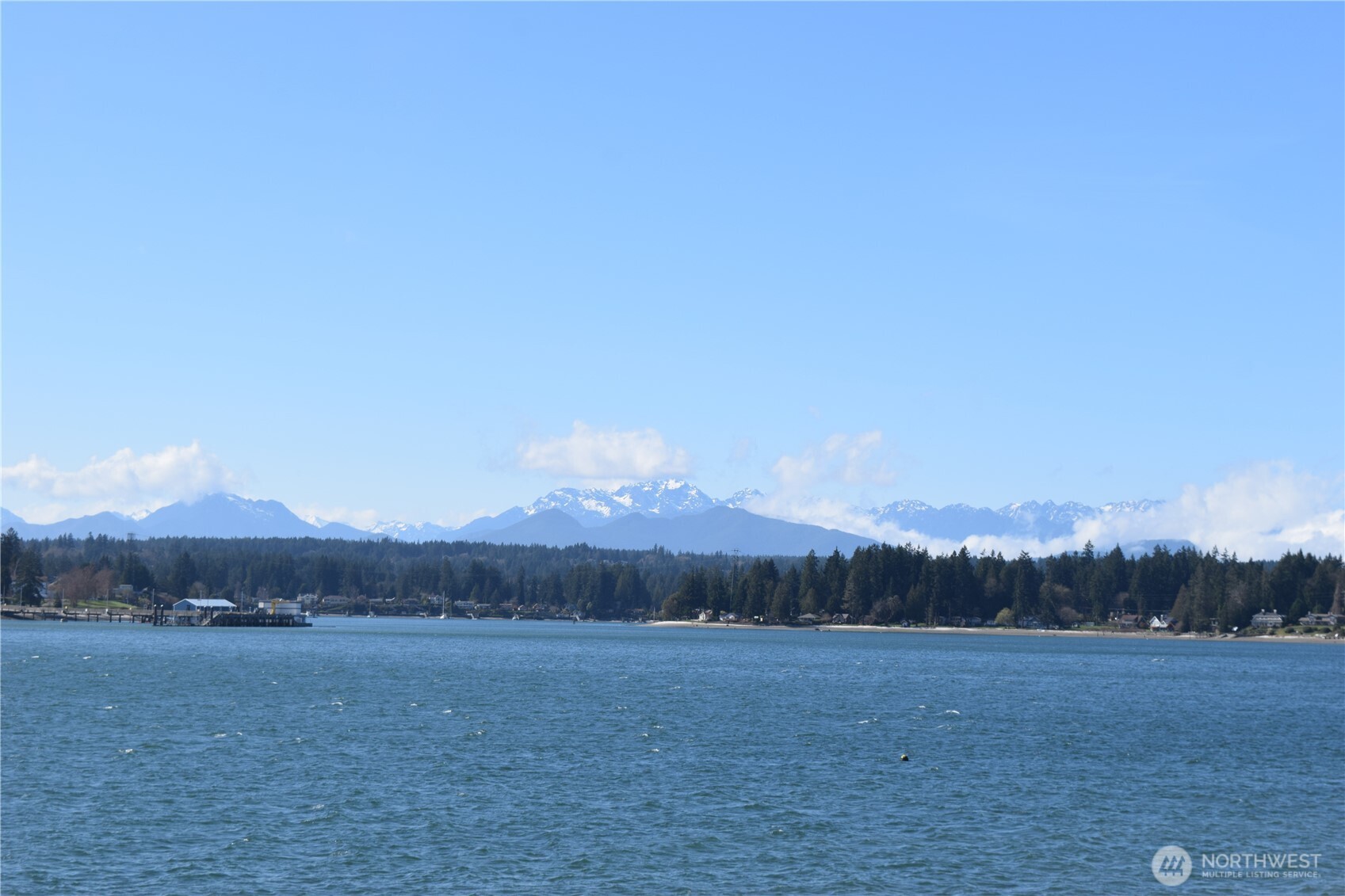 15915 Nesika Bay Road Northeast Poulsbo, WA 98370 - Photo 33 of 40 a view of an outdoor space and a mountain view