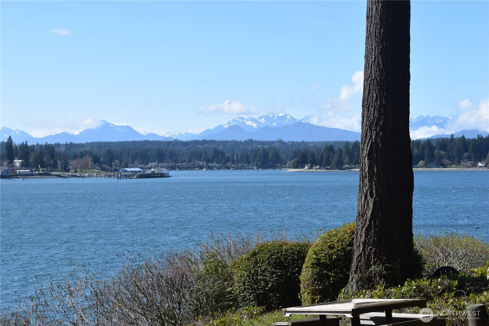 15915 Nesika Bay Road Northeast Poulsbo, WA 98370 - Photo 36 of 40 a view of lake with mountain