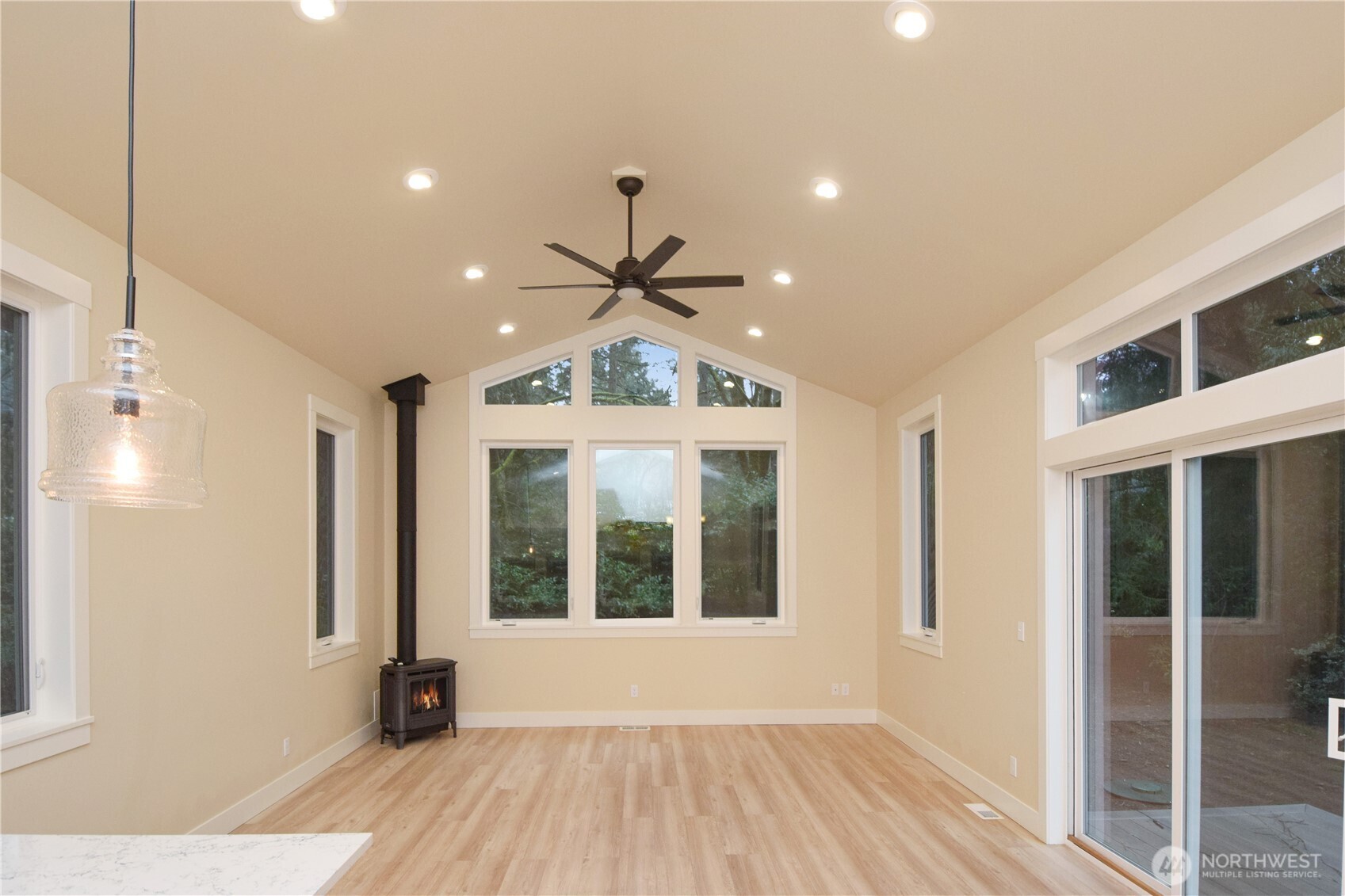 15915 Nesika Bay Road Northeast Poulsbo, WA 98370 - Photo 10 of 40 a view of an entryway with wooden floor and door
